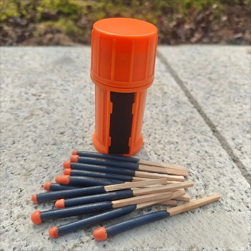 Waterproof Windproof Candle Matches 50mm — Orange view 6