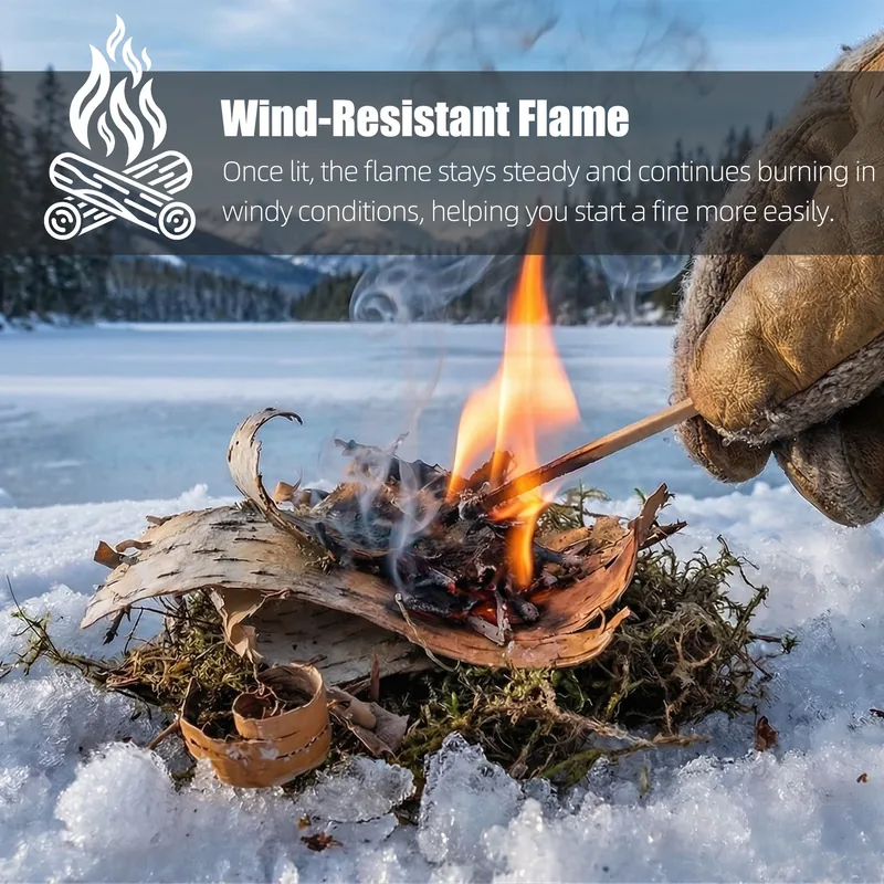 Waterproof Matches 65mm — Orange view 4