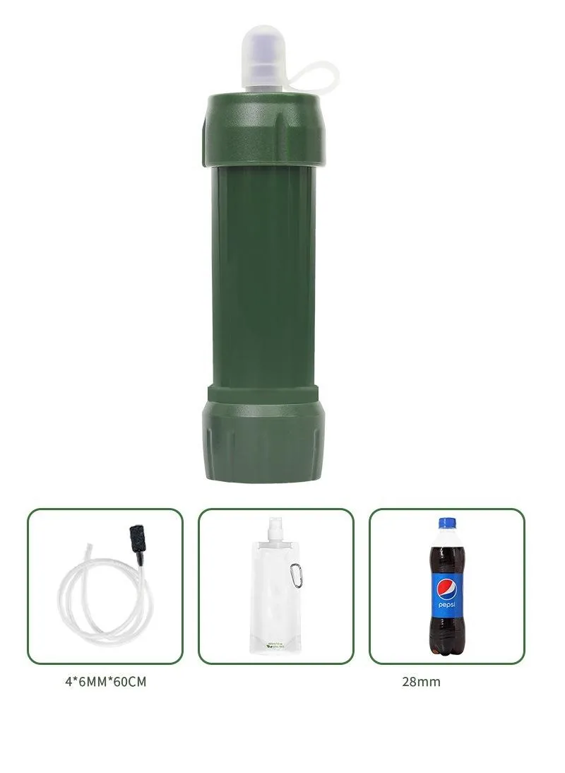 Mini Direct Water Purifier Straw — Green view 2