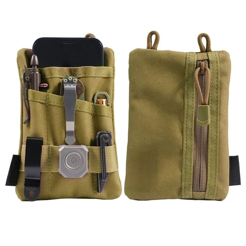 Zippered EDC Tool Storage Pouch with 4-6 Compartments view 6