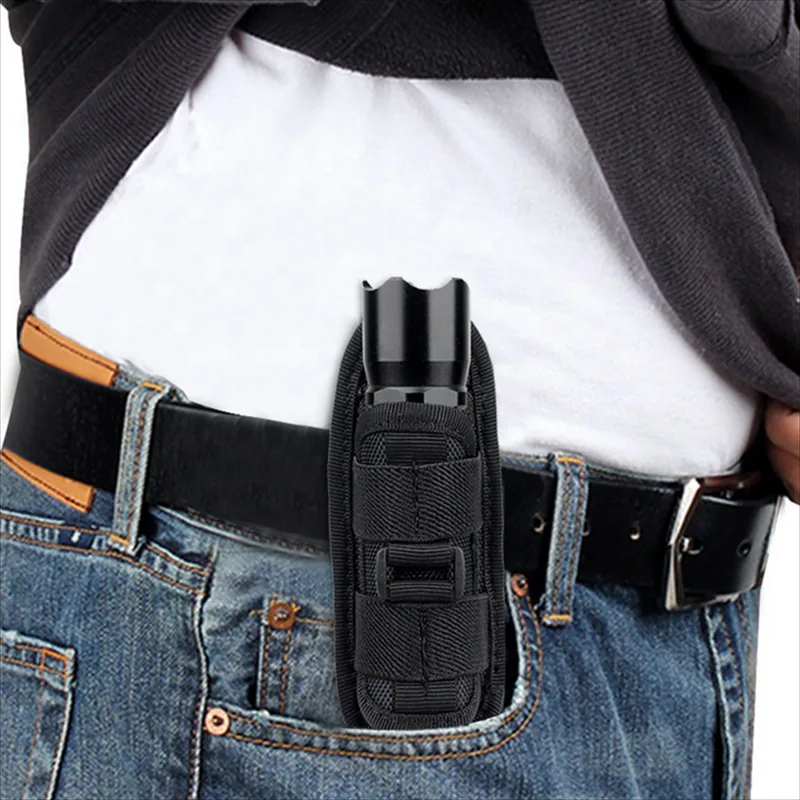 360 Degree Rotatable Flashlight Pouch with Belt Holster view 3