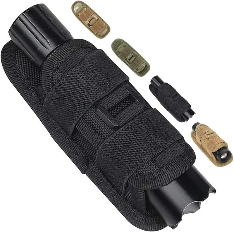 Rotatable Flashlight Holder with 360 Degree Swivel Clip — Tactical Accessories