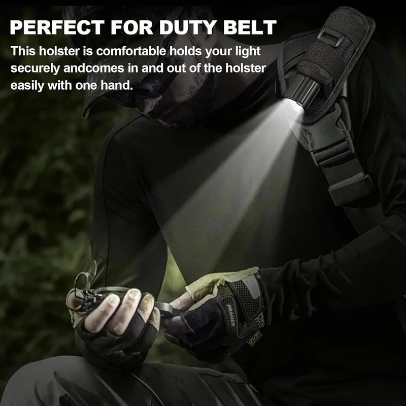 Rotatable Flashlight Holder with 360 Degree Swivel Clip view 2