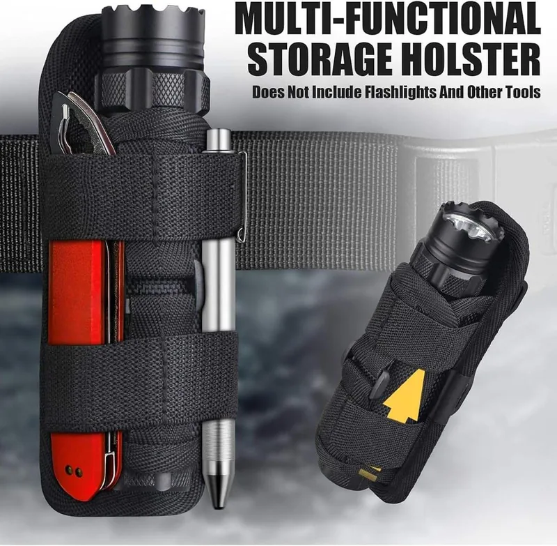 Rotatable Flashlight Holder with 360 Degree Swivel Clip view 6