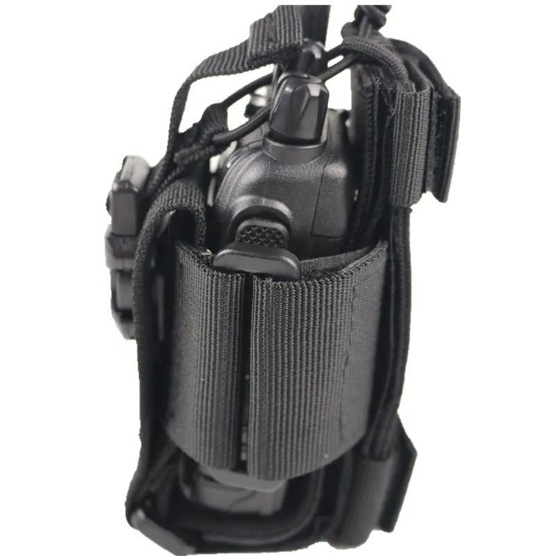 MOLLE Radio Walkie Talkie Pouch with Waterproof Zipper view 5