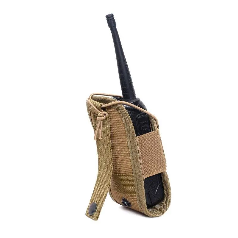 MOLLE Walkie Talkie Radio Pouch with Shockproof Padding view 6
