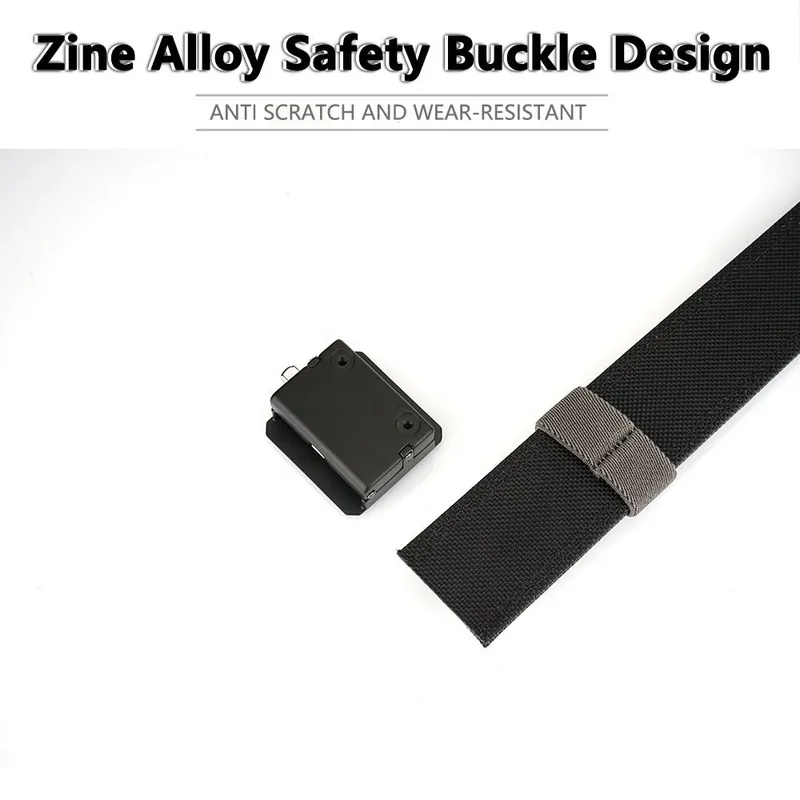 1100D Nylon Heavy Duty Belt — Black view 4