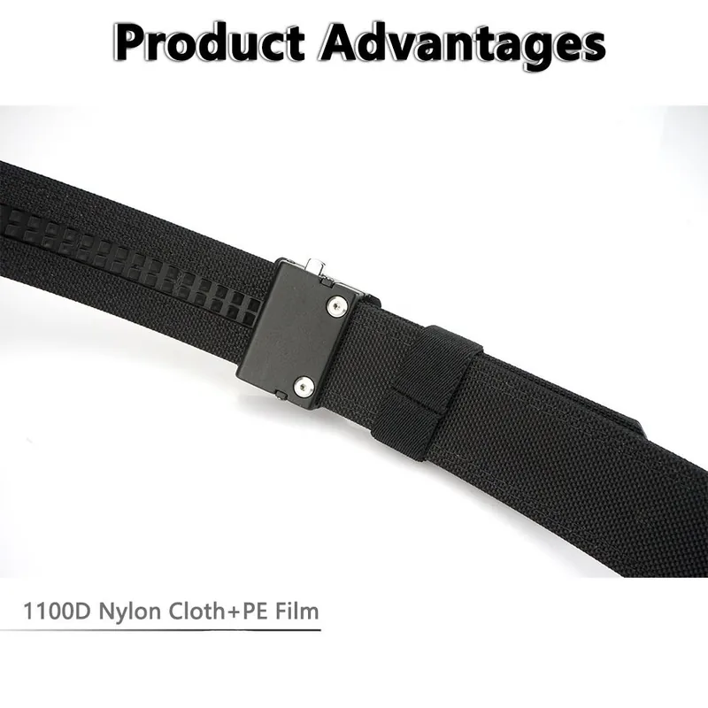 1100D Nylon Heavy Duty Belt — Black view 5