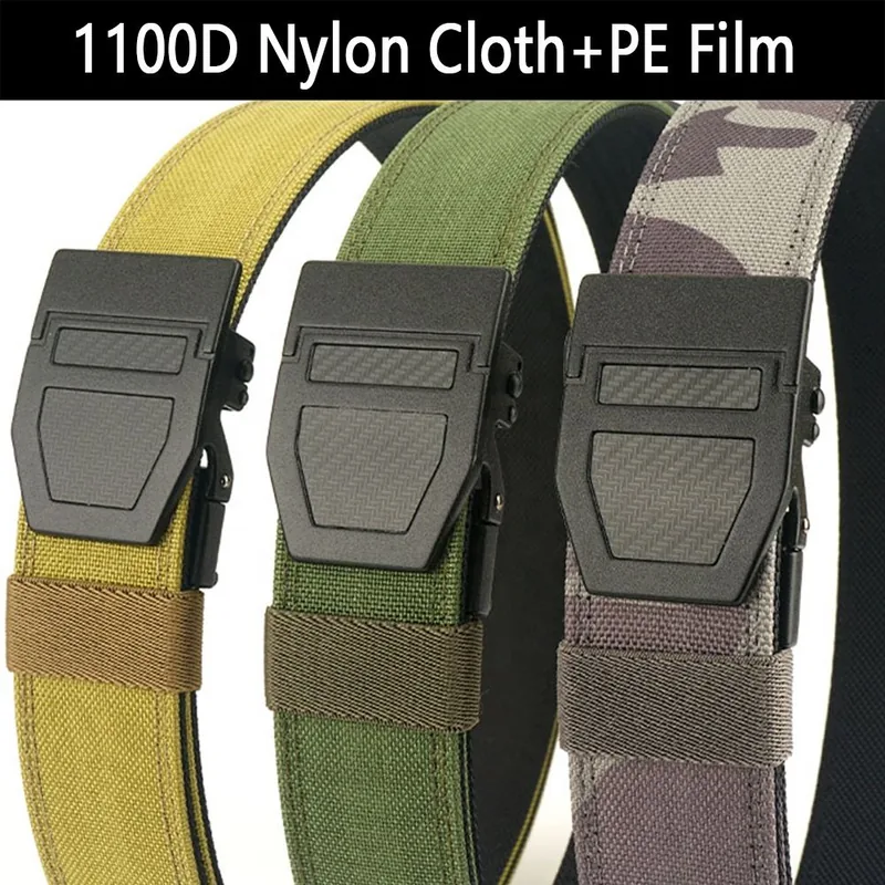 3.8cm Wholesale Tactical Belt — Black view 2