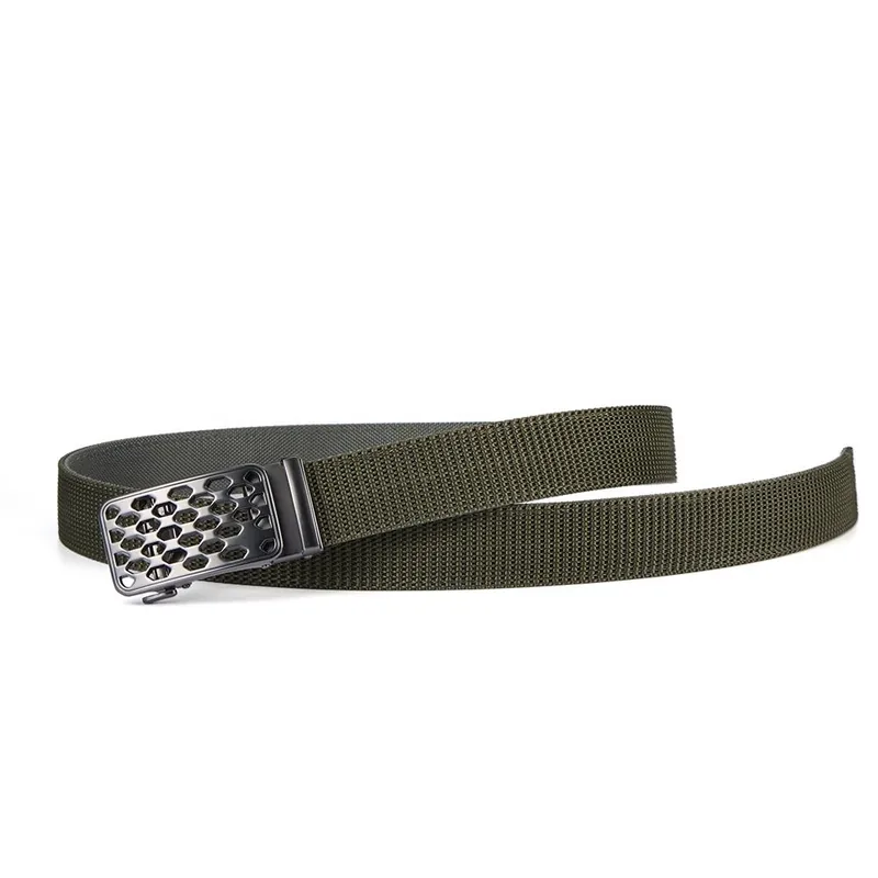 Quick Release Metal Buckle Belt — Black view 2