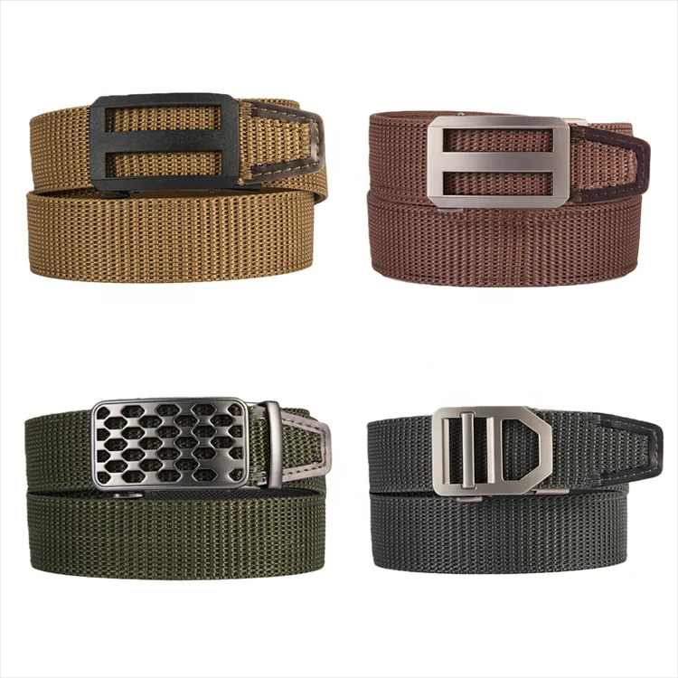 Quick Release Metal Buckle Belt — Black view 3