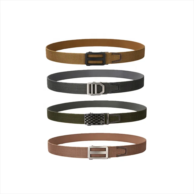 Quick Release Metal Buckle Belt — Black view 4