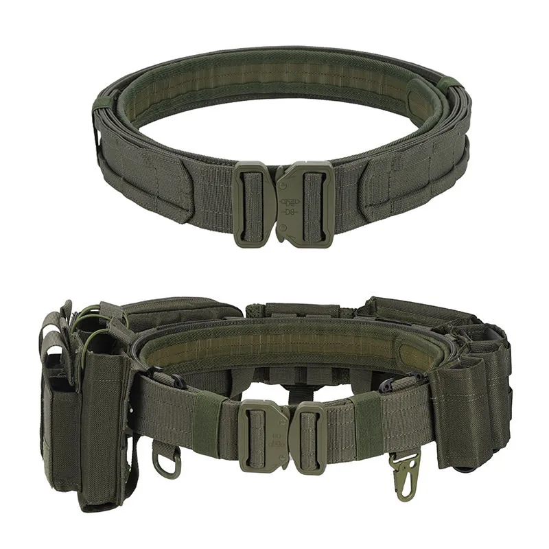 Nylon MOLLE Battle Belt — Black view 4