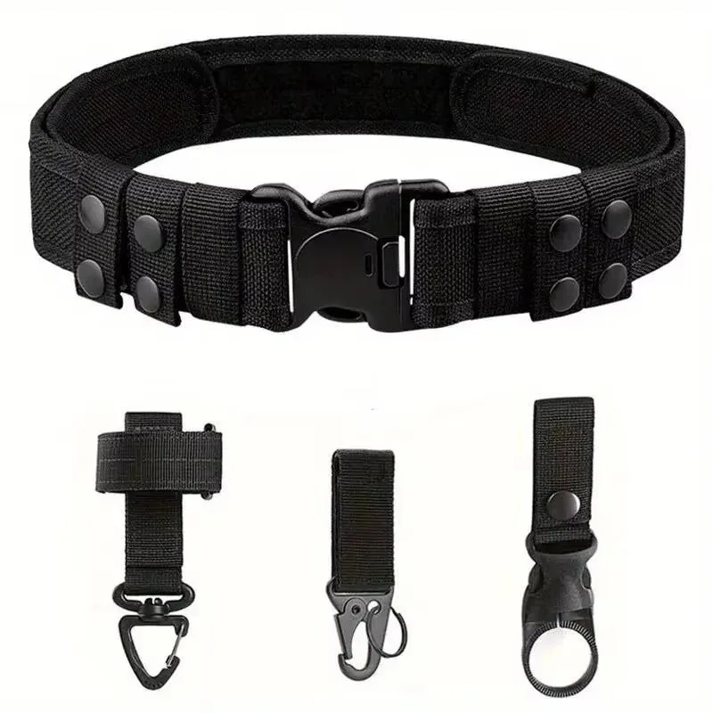 Factory Price Tactical Belt Nylon — Black — Tactical Accessories