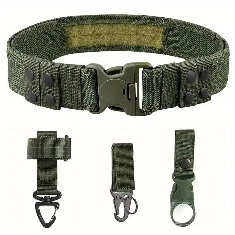 Factory Price Tactical Belt Nylon — Black view 2