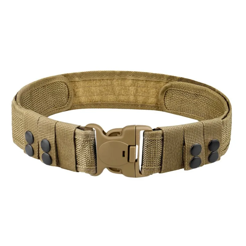 Factory Price Tactical Belt Nylon — Black view 3