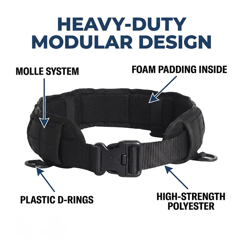 Multi-Function Tactical Waist Gear — Black view 3