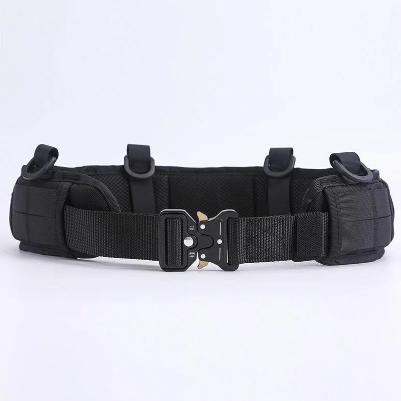 Multifunctional MOLLE Waist Pack Belt — Black — Tactical Accessories