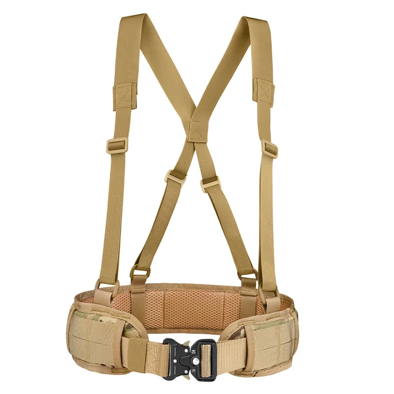 MOLLE Waist Belt Vest Belt — Black view 4