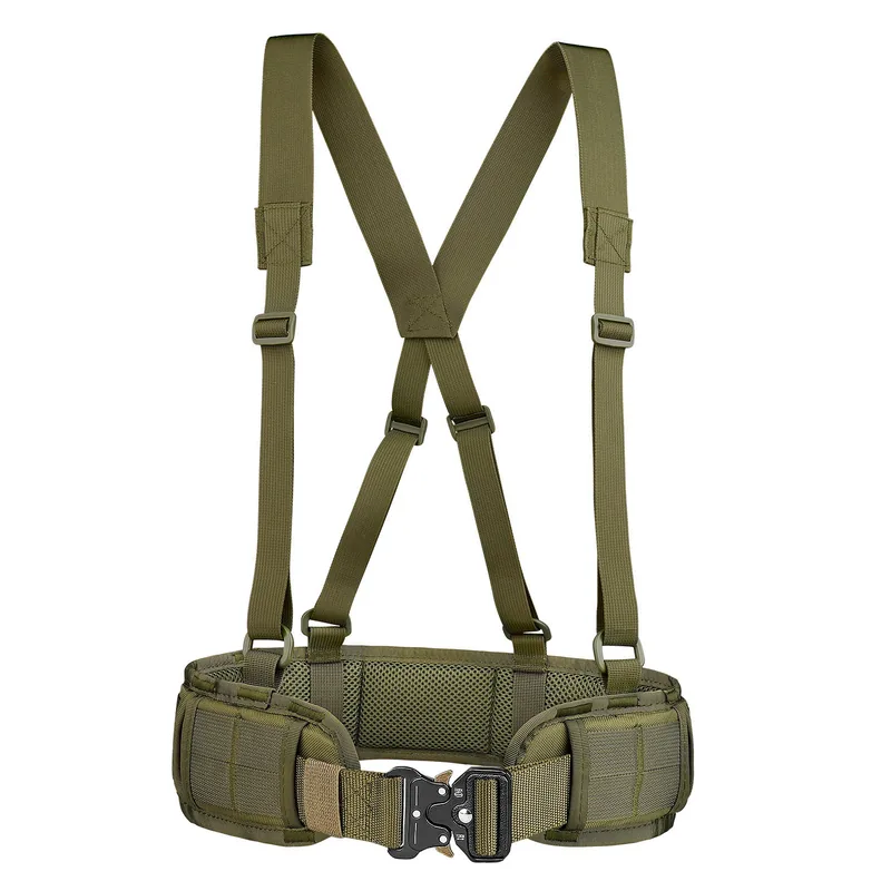 MOLLE Waist Belt Vest Belt — Black view 6