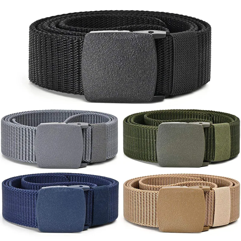 Luxury Woven Tactical Belt 3.8cm — Black — Tactical Accessories