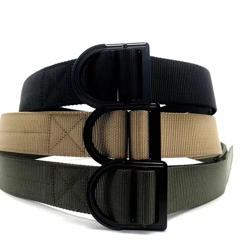 China Factory Woven Nylon Belt — Black — Tactical Accessories
