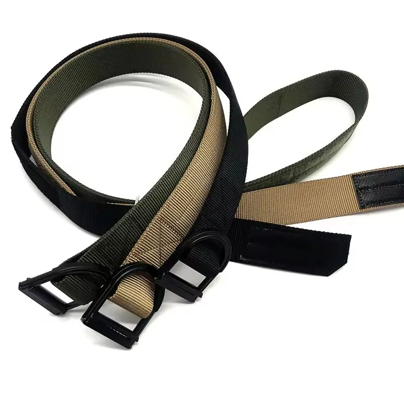 China Factory Woven Nylon Belt — Black view 3