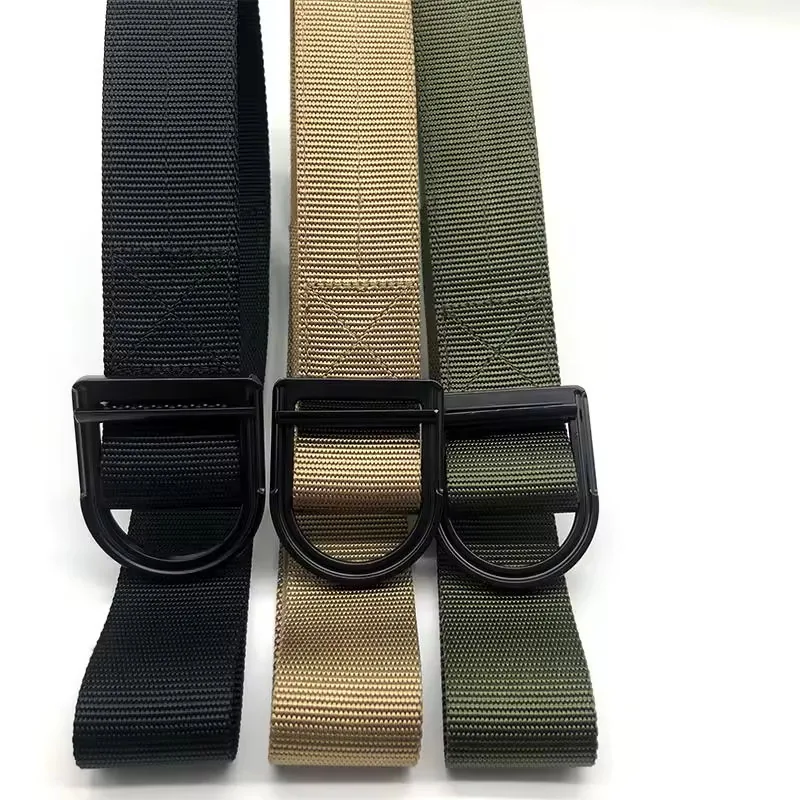 China Factory Woven Nylon Belt — Black view 4