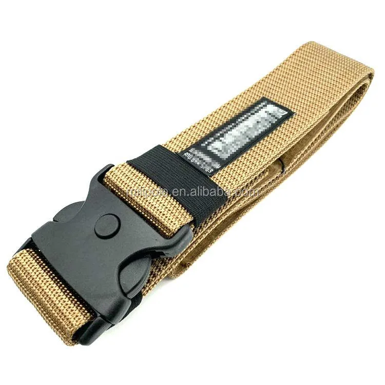 Sailcloth Belt Woven Tactical — Black — Tactical Accessories