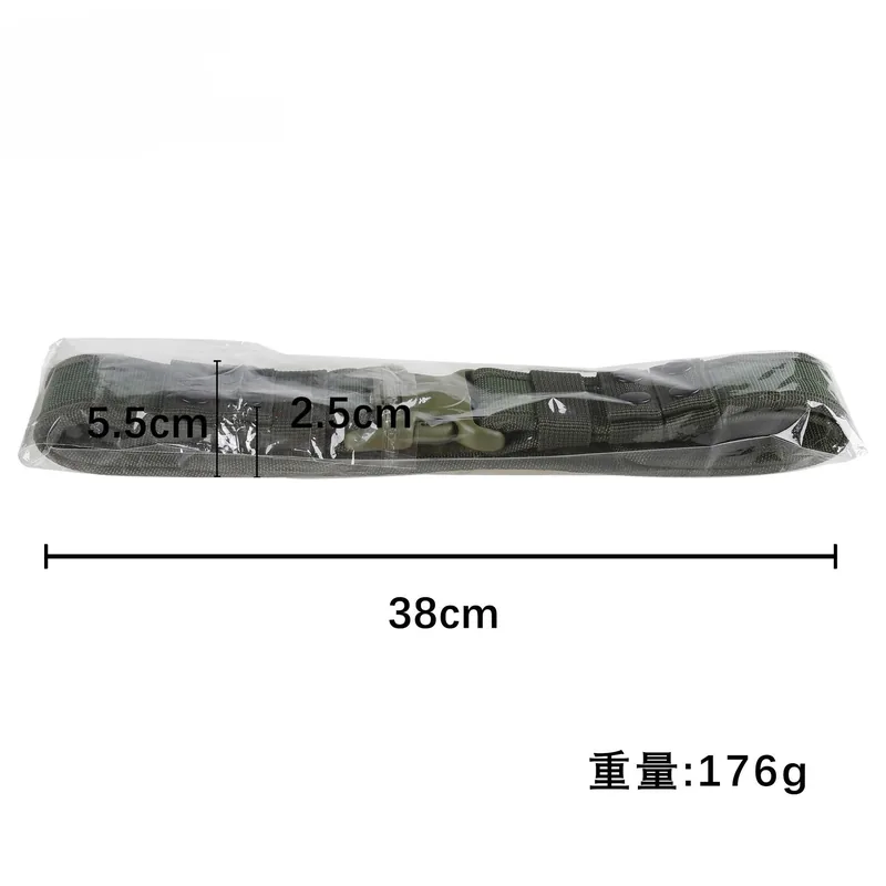 Nylon Waist Belt Woven — Black view 6