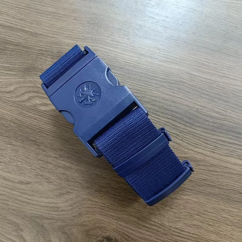 Fire Rescue Woven Plastic Buckle Belt — Black view 2