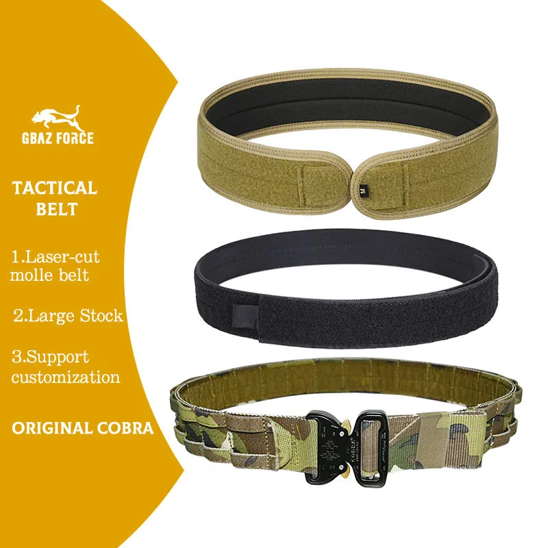 1000D Nylon Alloy Tactical Belt — Black — Tactical Accessories