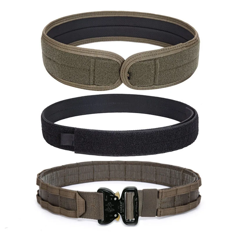 1000D Nylon Alloy Tactical Belt — Black view 2
