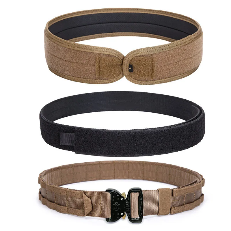 1000D Nylon Alloy Tactical Belt — Black view 3