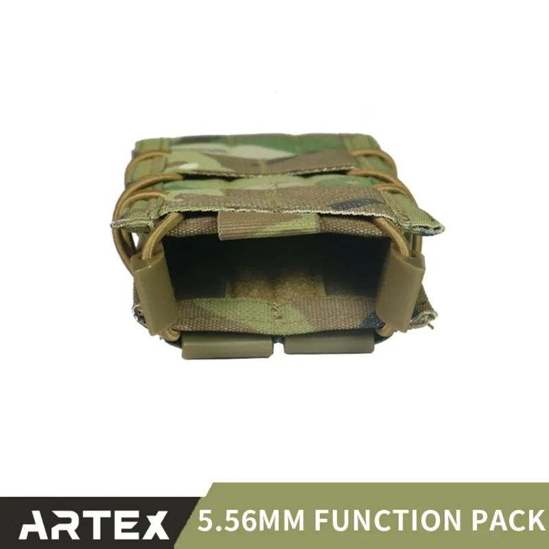 Elastic Double Magazine Pouch with MOLLE Panels view 4