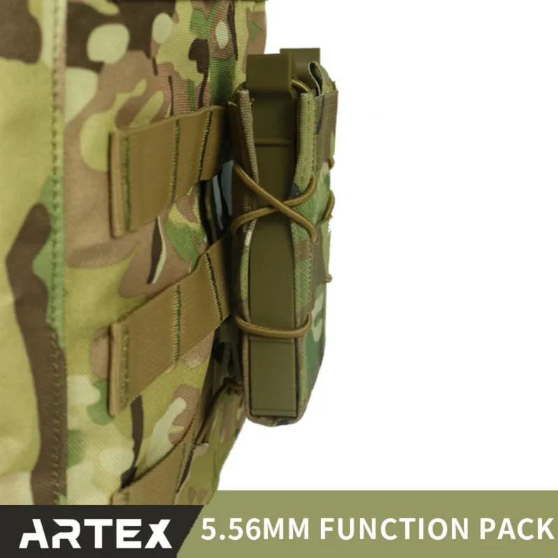 Elastic Double Magazine Pouch with MOLLE Panels view 5