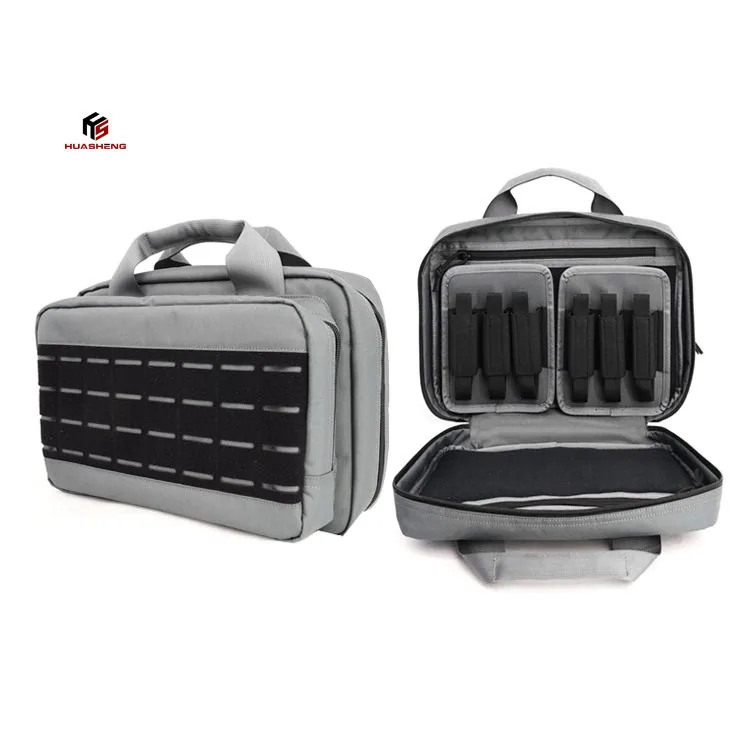 Lockable Tactical Gun Range Bag with Double Pockets — Tactical Accessories