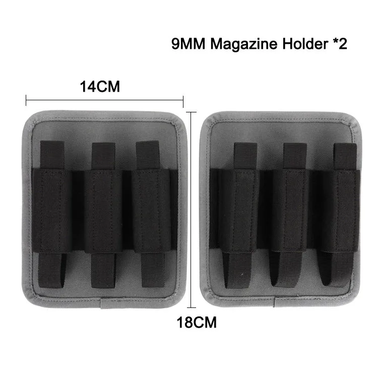 Lockable Tactical Gun Range Bag with Double Pockets view 3