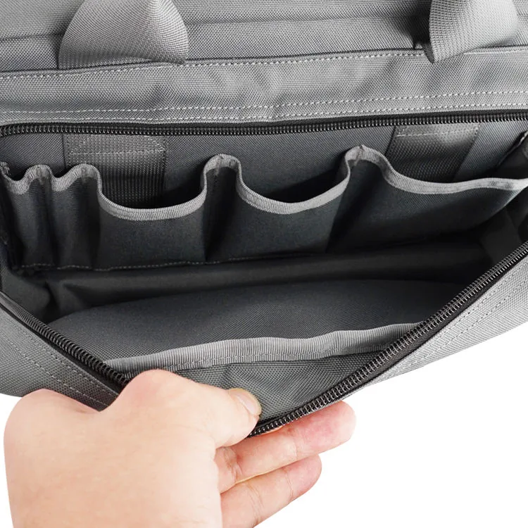 Lockable Tactical Gun Range Bag with Double Pockets view 6