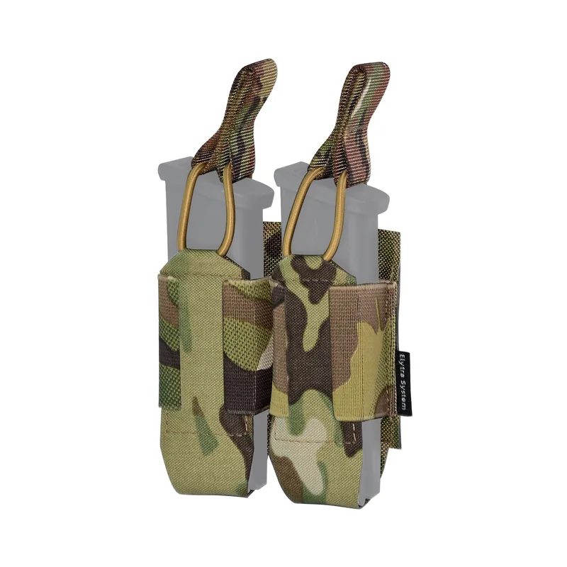 Double 9mm Magazine Elastic Pouch for SMG and Pistol Mags view 3