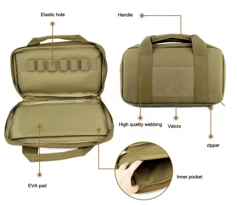 Outdoor Tactical Gun Case Magazine Storage Bag view 3