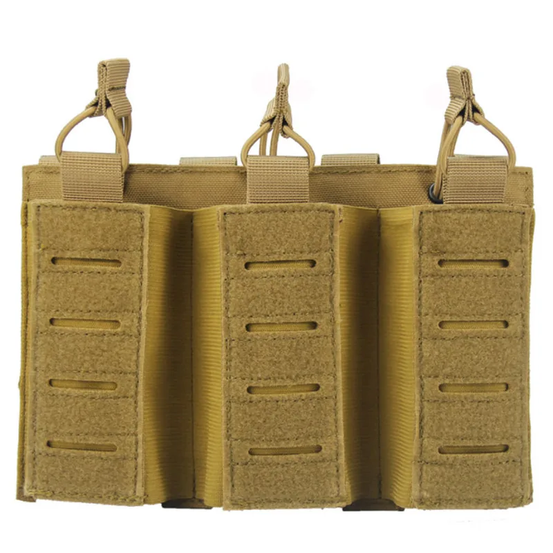 1000D Nylon Double Open-Top Laser-Cut MOLLE Magazine Pouch — Tactical Accessories