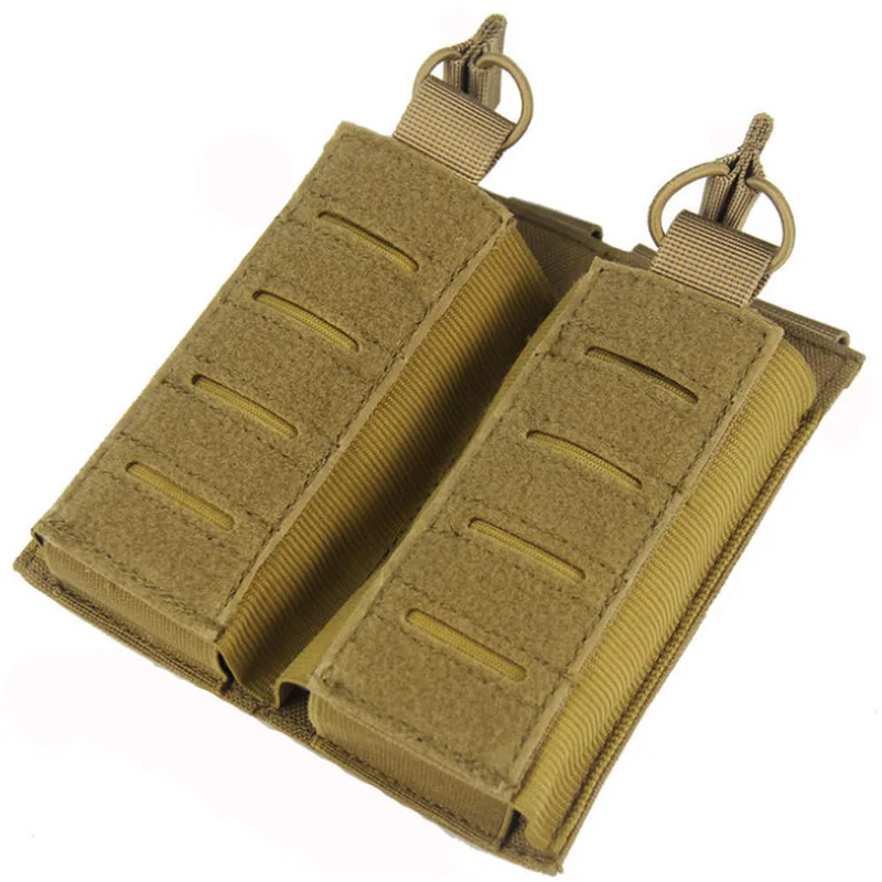 1000D Nylon Double Open-Top Laser-Cut MOLLE Magazine Pouch view 5