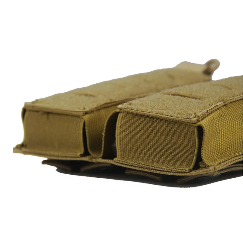 1000D Nylon Double Open-Top Laser-Cut MOLLE Magazine Pouch view 6