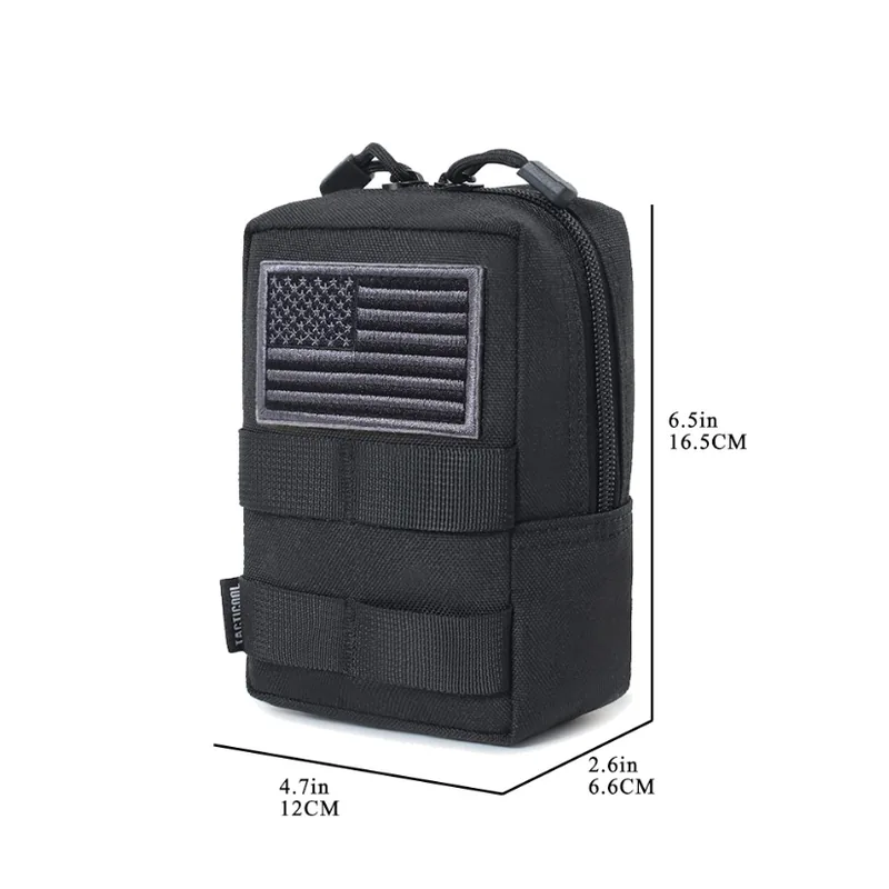 Anti-Theft Tactical Waist Bag with Phone Pocket view 3