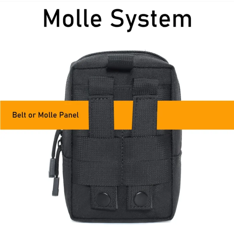 Anti-Theft Tactical Waist Bag with Phone Pocket view 4