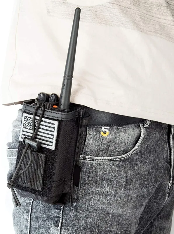 Firefighter Radio Holder MOLLE GPS Pouch view 6
