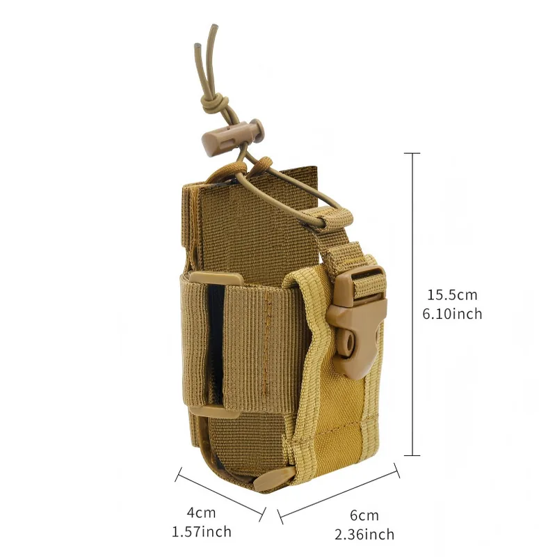 Retractable Walkie-Talkie Radio Pouch view 2