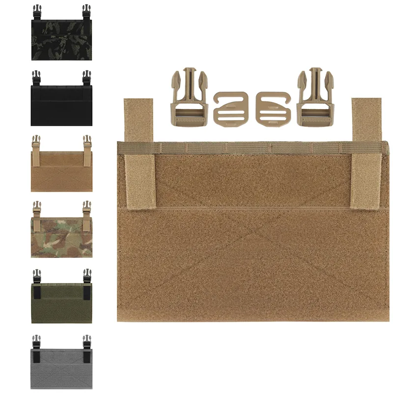Tactical Front Panel with Universal Channels for Plate Carrier Vests — Tactical Accessories