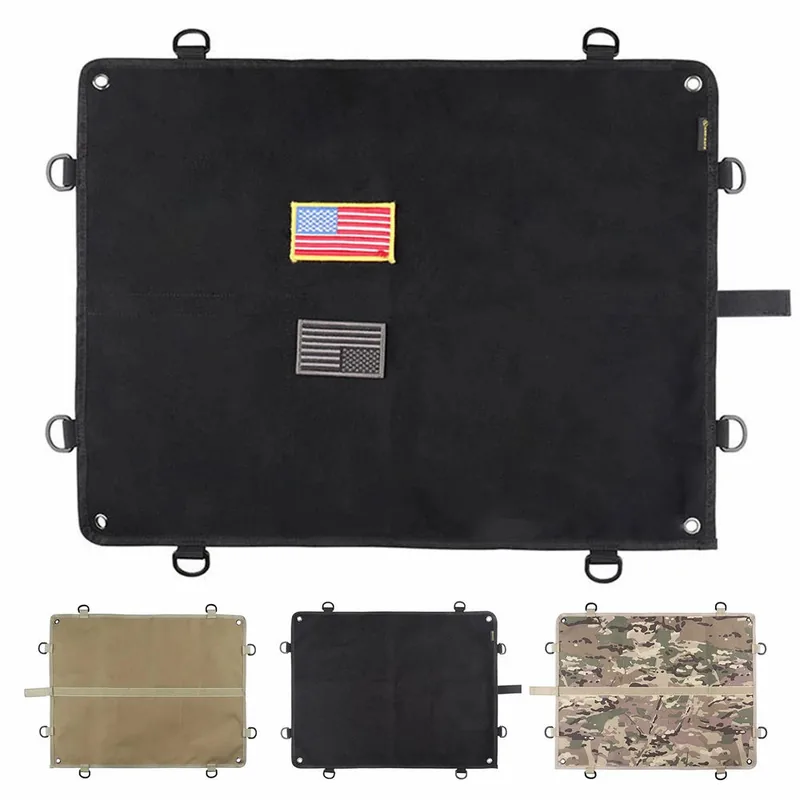 Foldable Tactical Patch Display Cloth Panel with Hook-and-Loop Surface view 3